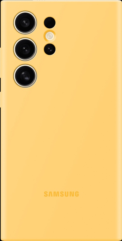 S24Ultra Silicone Cover Yellow