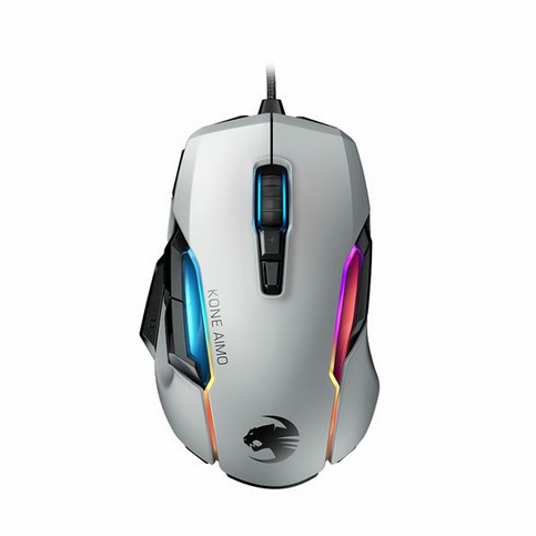 עכבר גיימינג אלחוטיRoccat Kone Aimo - צבע לבן