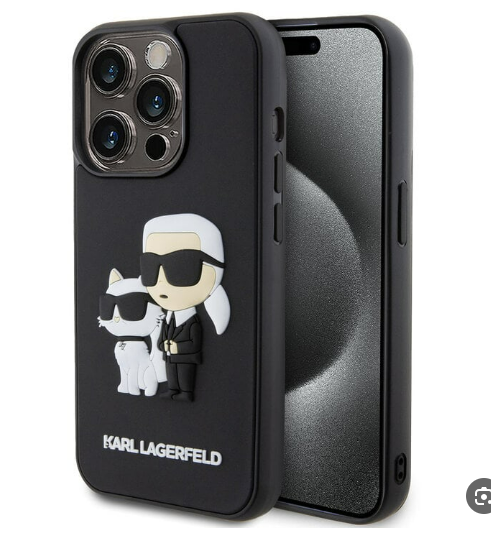 Karl Soft Karl&Choupette Pins Iph15Pro Black
