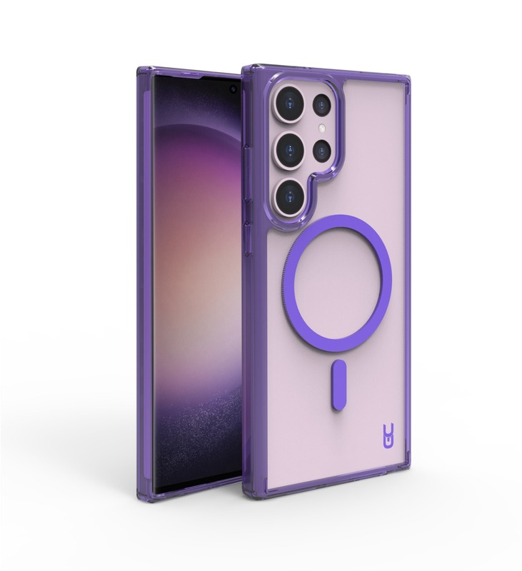 מגן Crystal Magsafe S24Plus Purple