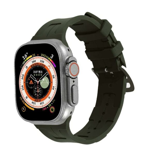 רצועת סיליקון קלאסית לשעון 38-41 Target Khaki