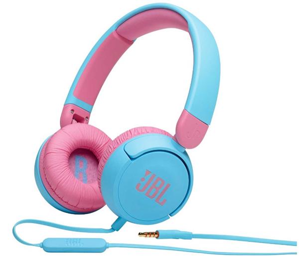 אוזניות ילדים JR 310 חוטית כחול ורוד - JBL