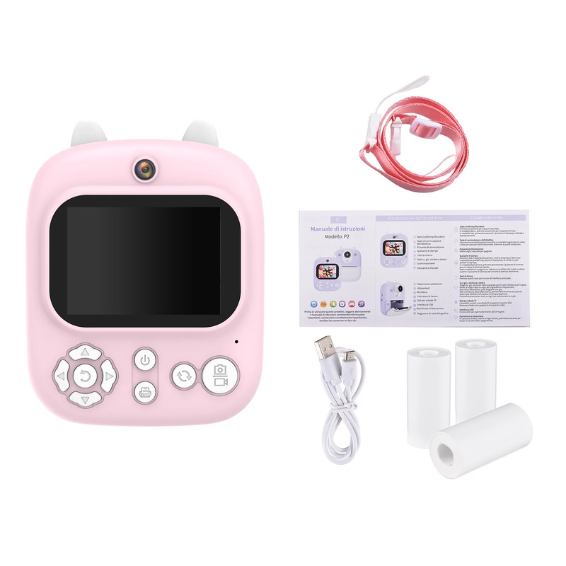 instant print camera p2 Pink