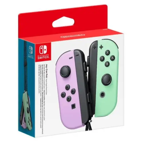 זוג בקרי ימין ושמאל צבע סגול פסטל/ירוק פסטל Joy-Con