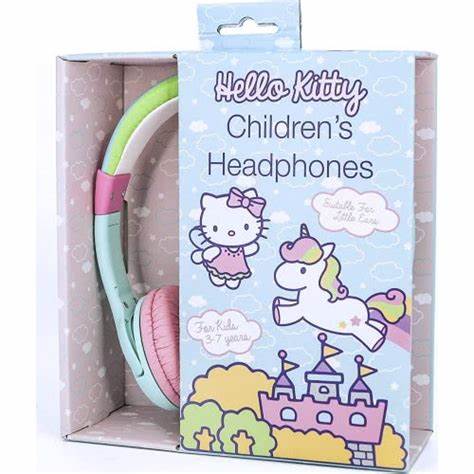 אוזניות קשת חוטיות לילדים Junior Hello Kitty Unicorn