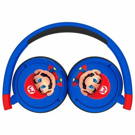אוזניות קשת אלחוטיות לילדים Super Mario Face