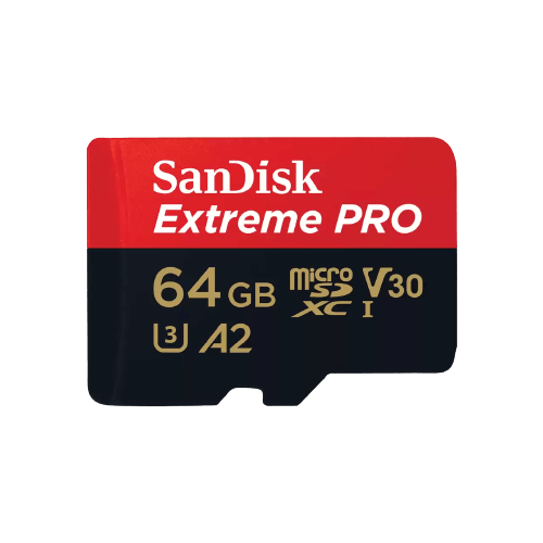 כרטיס זיכרון 64GB Extreme Pro microSDXC 200MB/s