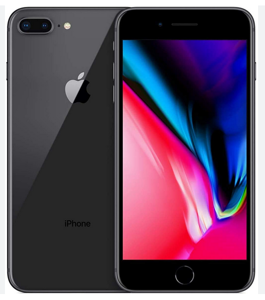 iphone 8+ 646GB black מחודש