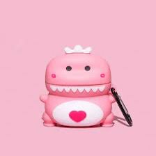 מגן AirPods2 Pink Dinosaur