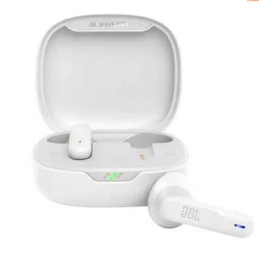 אוזניות אלחוטיות JBL WAVE FLEX WHITE