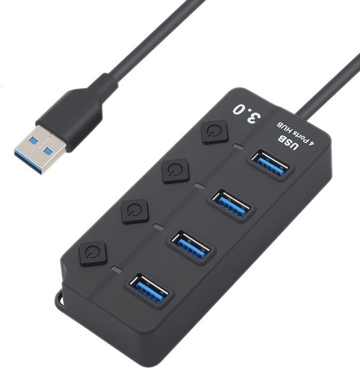 מפצל Usb 4 Port 3.0