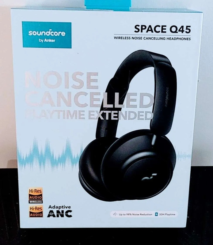 אוזניות קשת אלחוטיות Anker Soundcore Space Q45 - צבע שחור