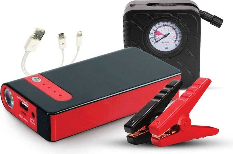בוסטר התנעה לרכב עם קומפרסור 20000MAH