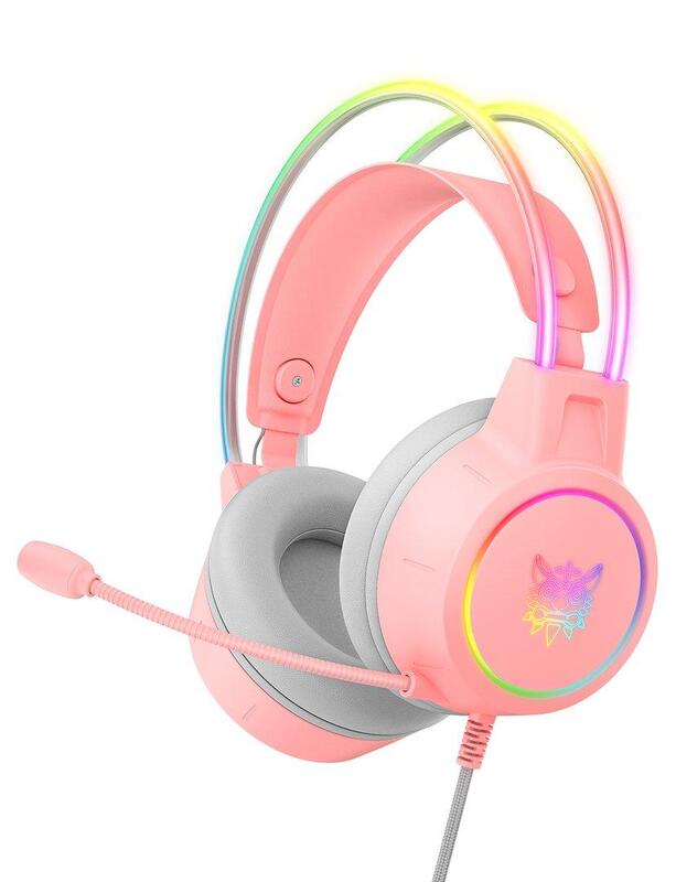 אוזניות ONIKUMA X15 PRO ורוד