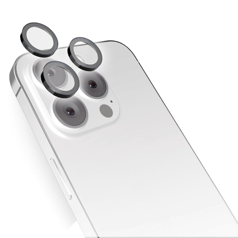 מגן זכוכית לעדשות מצלמה 16Pro-ProMax שחור