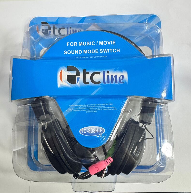 אוזניות סטריאו למחשב TCline808