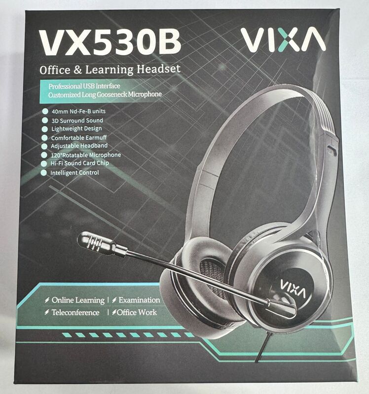 אוזניות עם מיקרופון למחשב VIXA530B