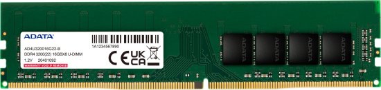 זיכרון לנייח DDR4 16G 3200 ADATA