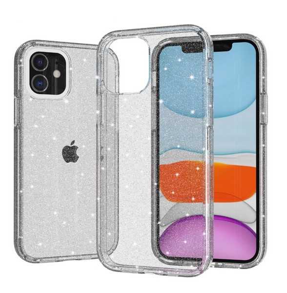 מגן IPHONE 13PRO GLITTER WHITE