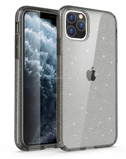 מגן IPHONE 13 GLITTER BLACK