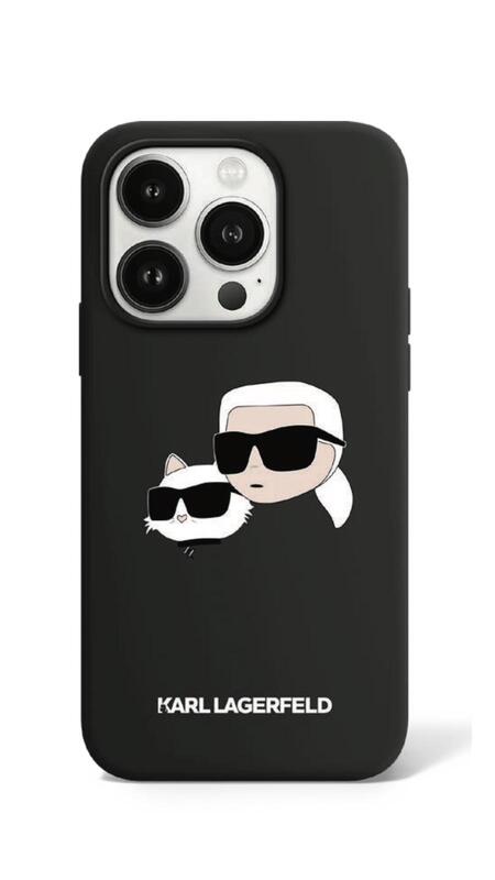 מגן IPH 16ProMax Magsafe KARL&Choupette heads Black