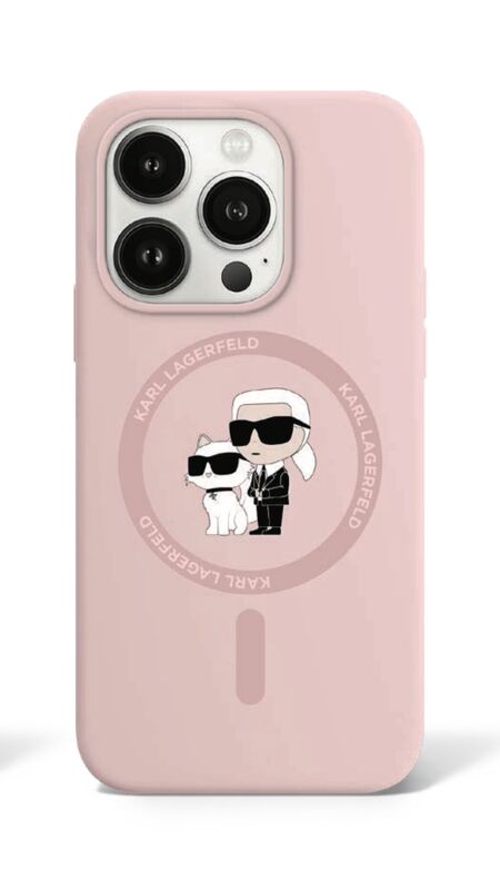 מגן IPH 16Pro Magsafe KARL&Choupette Pink