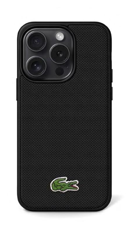 מגן IPH 16 ProMax LACOSTE Magsafe Iconic Petit Pique Black