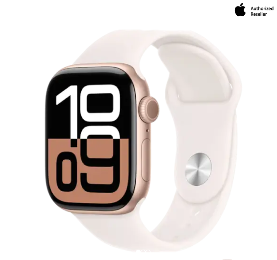 שעון חכם Apple Watch 42mm Series 10 GPS + Cellular צבע שעון Rose Gold Aluminium צבע רצועה Light Blush Sport